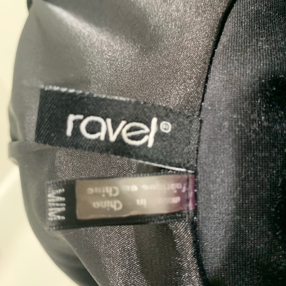 Ravel Women's Black Blazer with Red and Blue medallion print - Picture 2 of 16